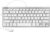 iKKEGOL Mini USB Slim Wired 78 Key Small Super Thin Compact Keyboard for Desktop Laptop PC Win 7 (White)