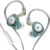 KZ EDX Pro IEM Earphone, HiFi Stereo Special Dual Magnetic Circuit Dynamic Driver Resin Inlay Metal Process in-Ear Monitors Earbuds with 5N OFC 2Pin Detachable Cable (Cyan, with Mic)