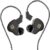 Yinyoo KBEAR KS1 Wired Headphones, in Ear Earbud, Stereo HiFi Earphone, Great Resolution Super bass Boost, Physical Noise Cancelling, Dual Magnectic Circuit DD Detachable Cable(Black with mic)