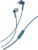 Nokia Wired in Ear Earphones (WB-101) with Powerful bass Performance, with mic for Clear Voice Calls, Virtual Assistant Control Enabled. Angled Acoustic Tubes for a Comfortable and Secure fit, Blue
