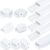 Mini Split AC Line Set Cover Kit, 3″ Decorative White Professional Grade PVC Kit Provides 15 FT Line Coverage for Ductless Mini Split Air Conditioners and Heat Pumps
