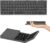 Sikai Foldable Bluetooth Keyboard With Numberpad,Qwerty US Layout,Mini Bluetooth Keyboard for Mobile/Tablet/Laptop, Wireless Rechargeable Keyboard Compatible With Pad/Mac/Surface Pro/Galaxy Tab(Grey)