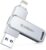 MFi Certified 128GB Photo Stick for iPhone Flash Drive,USB Memory Stick Thumb Drives High Speed USB Stick External Storage Compatible with iPhone / iPad / Android / PC