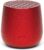 IZI Lexon MINO + Ultra-Portable Iconic French Designed Mini 3W Bluetooth Speaker and Selfie Remote | Built-in TWS Technology | Rechargeable (Dark Red)