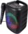 ZEBRONICS Zeb-Buddy 100 Portable BT v5.0 Speaker with TWS, 15W RMS, Wired mic Karaoke, 5H Backup, RGB LED, FM Radio, AUX, USB, Micro SD, Built in Rechargeable Battery and Mobile Holder, Black