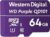 Western Digital WD Purple 64GB Surveillance and Security Camera Memory Card for CCTV & WiFi Cameras (WDD064G1P0C)