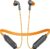 UBON CL-117 Bluetooth Wireless Earphones 5.0 with Hi-Fi Stereo Sound, 12Hrs Playtime, Lightweight Ergonomic Neckband, Water-Resistant Magnetic Earbuds, Voice Assistant & Mic (Orange)