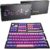 Ducky Ultra Violet Keycaps 108 PBT Doubleshot Set for Ducky Keyboards or MX Compatible Standard Layout – 108 Keycap Set – Ultra Violet (Ultra Violet Purple)