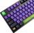 Keycaps EVA-01, MOLGRIA 134 Set Evangelion Unit-01 Keycaps for Gaming Keyboard, PBT Cherry Profile Dye Sublimation Keycaps Purple and Green for Gateron Kailh Cherry MX 104/87/74/61 60% Keyboard
