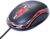BOKA® USB 2.0 Wired Optical Mouse 2000 DPI for Laptop,Computer,PC etc.- (Black with Red Light)