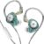 Yinyoo KZ EDX PRO Wired in Ear Earphones, Headphones Wired with Mic 1DD, HiFi Deep Bass Sound Ear Buds with 1DD New 10mm Dynamic Driver in Ear Headset with Detachable Cable (Cyan, with mic)