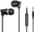 (Refurbished) PHILIPS Audio TAE1136 Wired In Ear Earphones with Mic (Black)